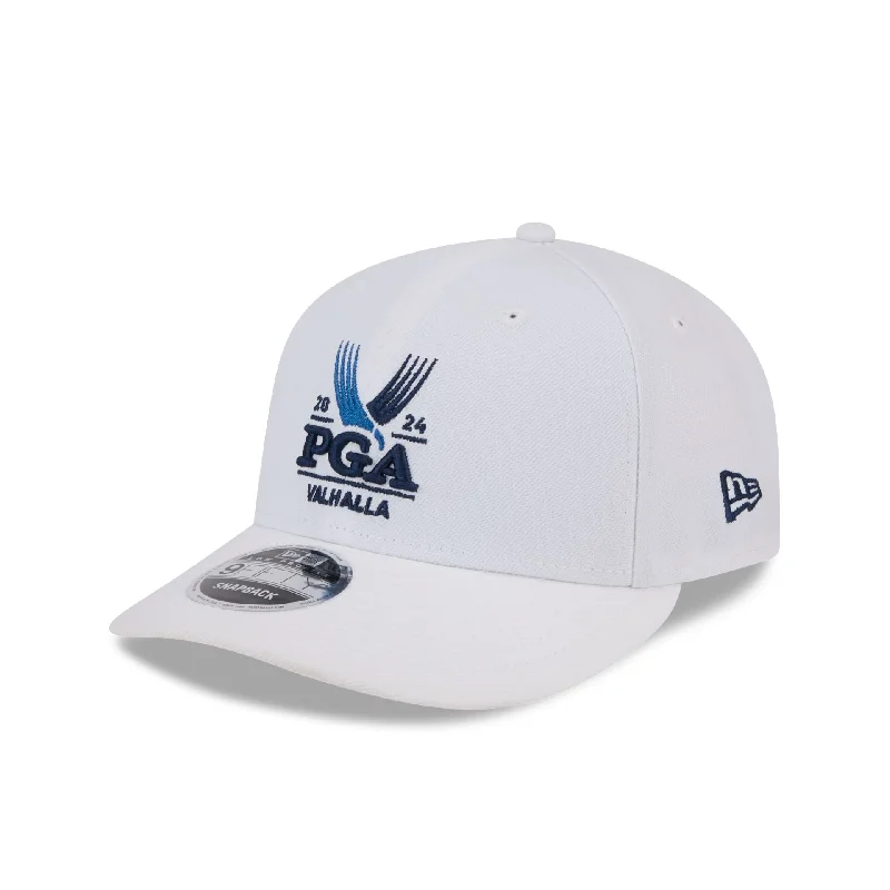 Men's luxury bow tie-2024 PGA Championship Valhalla White Low Profile 9FIFTY Snapback Hat