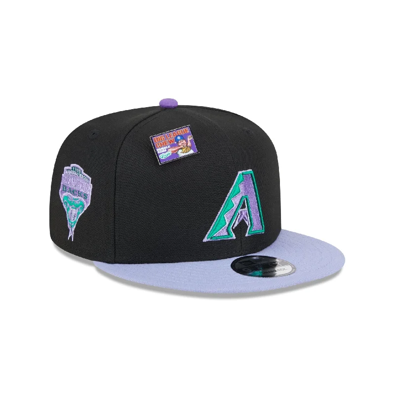 Men's stylish knit beanie-Big League Chew X Arizona Diamondbacks Grape 9FIFTY Snapback Hat