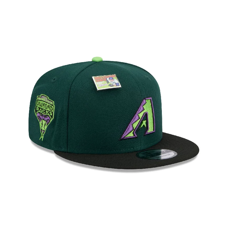 Men's elegant bifold wallet-Big League Chew X Arizona Diamondbacks Sour Apple 9FIFTY Snapback Hat