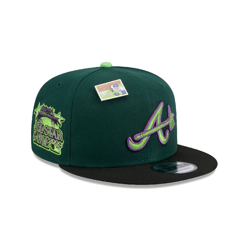 Men's soft suede gloves-Big League Chew X Atlanta Braves Sour Apple 9FIFTY Snapback Hat