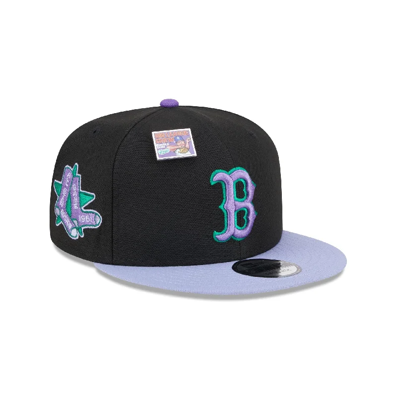 Men's stylish chronograph watch-Big League Chew X Boston Red Sox Grape 9FIFTY Snapback Hat