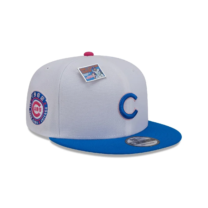 Men's slim knit cap-Big League Chew X Chicago Cubs Cotton Candy 9FIFTY Snapback Hat