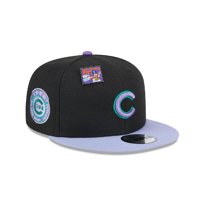 Men's trendy silk pocket square-Big League Chew X Chicago Cubs Grape 9FIFTY Snapback Hat