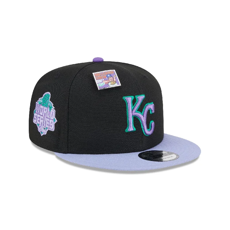 Men's trendy argyle socks-Big League Chew X Kansas City Royals Grape 9FIFTY Snapback Hat