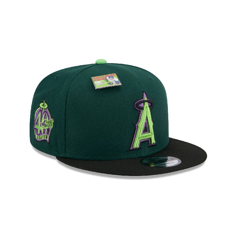 Men's stylish leather suspenders-Big League Chew X Los Angeles Angels Sour Apple 9FIFTY Snapback Hat