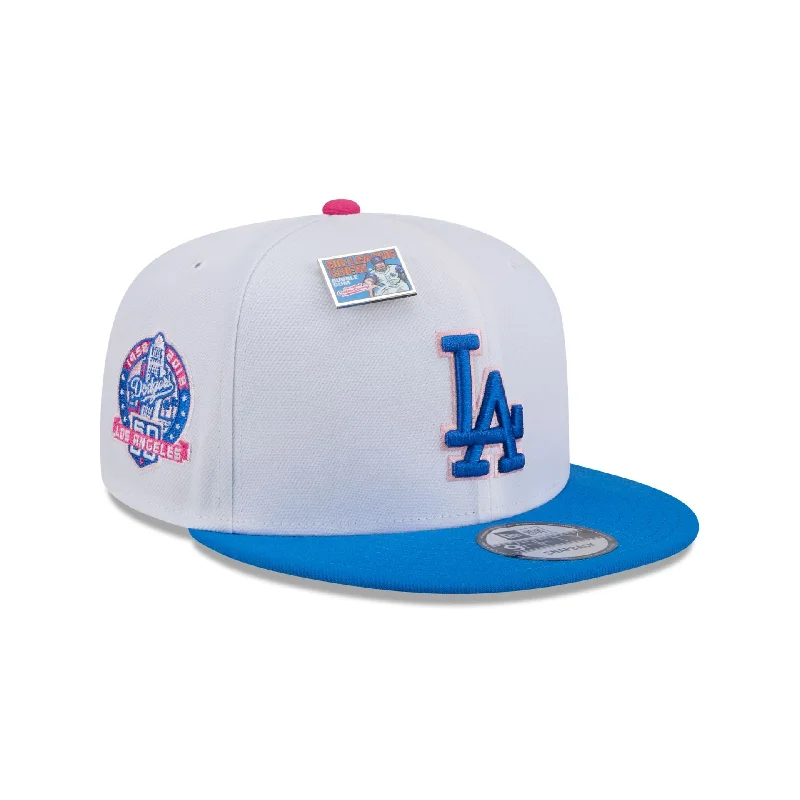 Men's trendy argyle socks-Big League Chew X Los Angeles Dodgers Cotton Candy 9FIFTY Snapback Hat