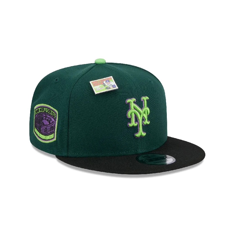 Men's slim trucker hat-Big League Chew X New York Mets Sour Apple 9FIFTY Snapback Hat