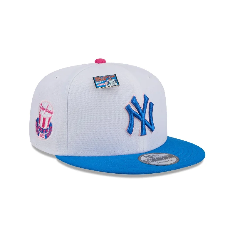 Men's modern patterned tie-Big League Chew X New York Yankees Cotton Candy 9FIFTY Snapback Hat