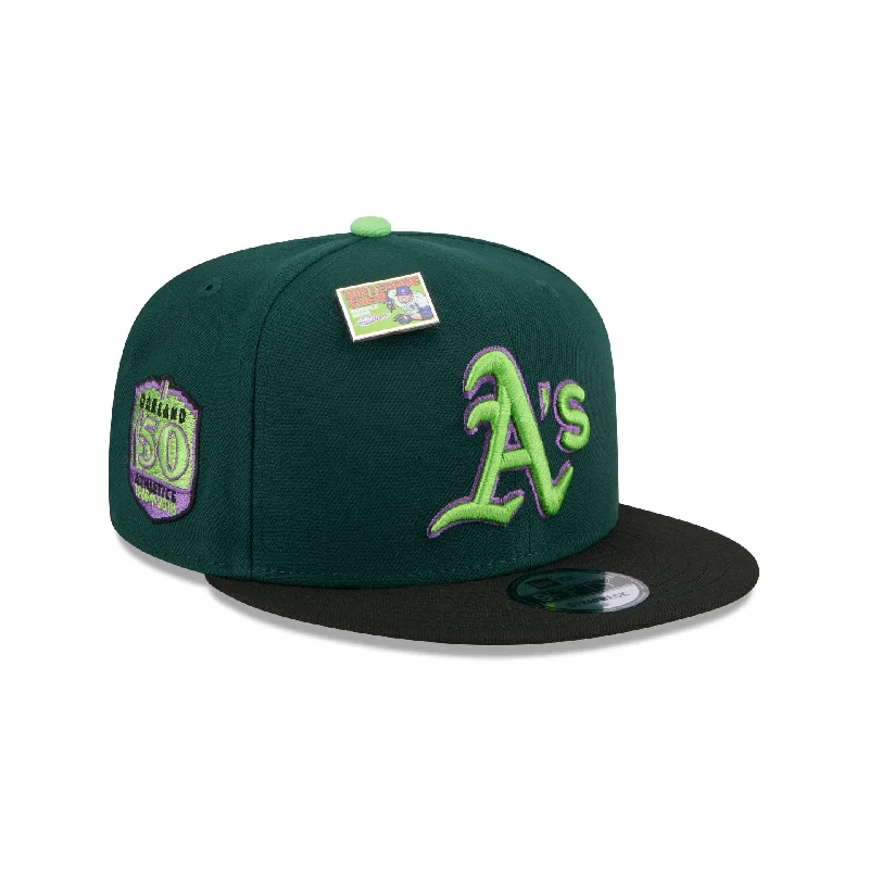 Men's leather watch strap-Big League Chew X Oakland Athletics Sour Apple 9FIFTY Snapback Hat