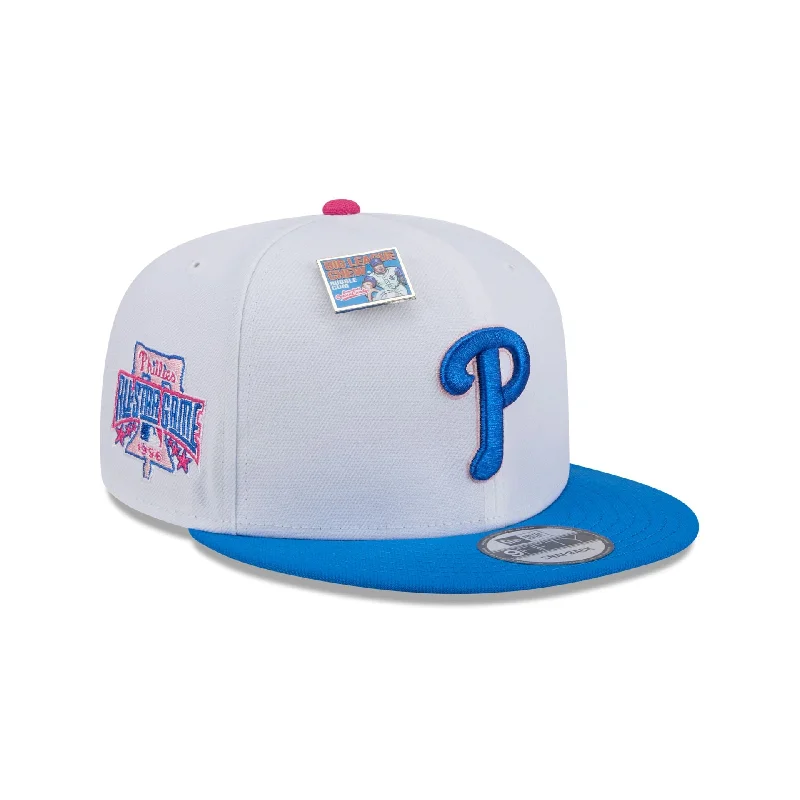 Men's modern braided belt-Big League Chew X Philadelphia Phillies Cotton Candy 9FIFTY Snapback Hat