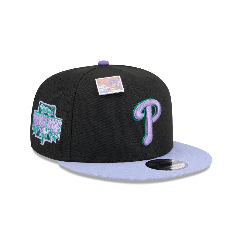 Men's classic silk handkerchief-Big League Chew X Philadelphia Phillies Grape 9FIFTY Snapback Hat