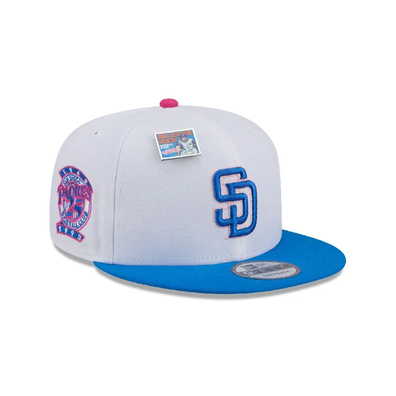 Men's stylish chronograph watch-Big League Chew X San Diego Padres Cotton Candy 9FIFTY Snapback Hat