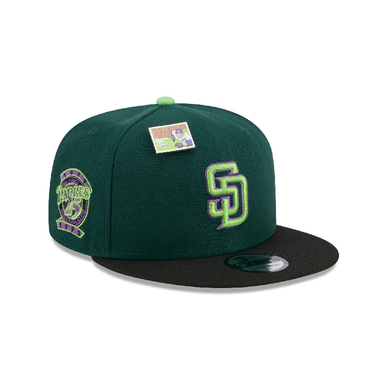 Men's soft patterned tie-Big League Chew X San Diego Padres Sour Apple 9FIFTY Snapback Hat