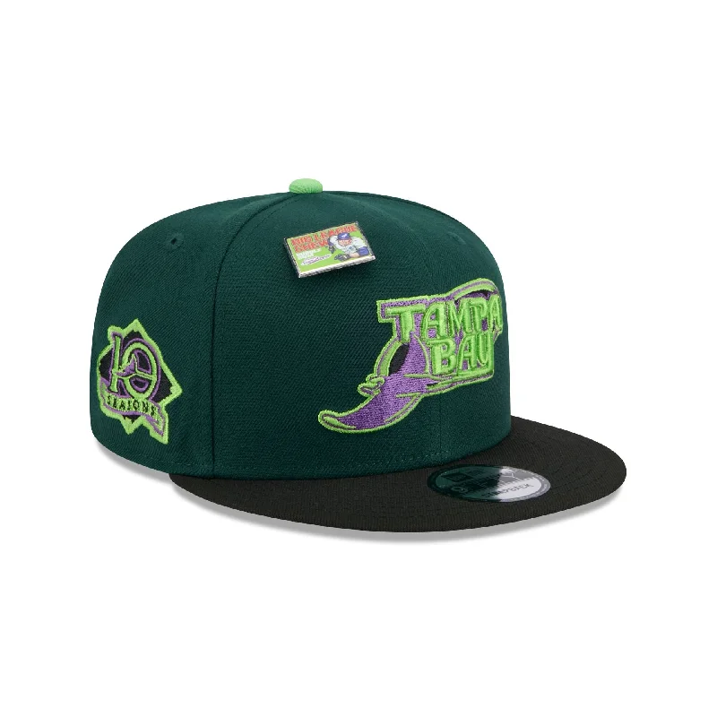 Men's stylish chronograph watch-Big League Chew X Tampa Bay Rays Sour Apple 9FIFTY Snapback Hat