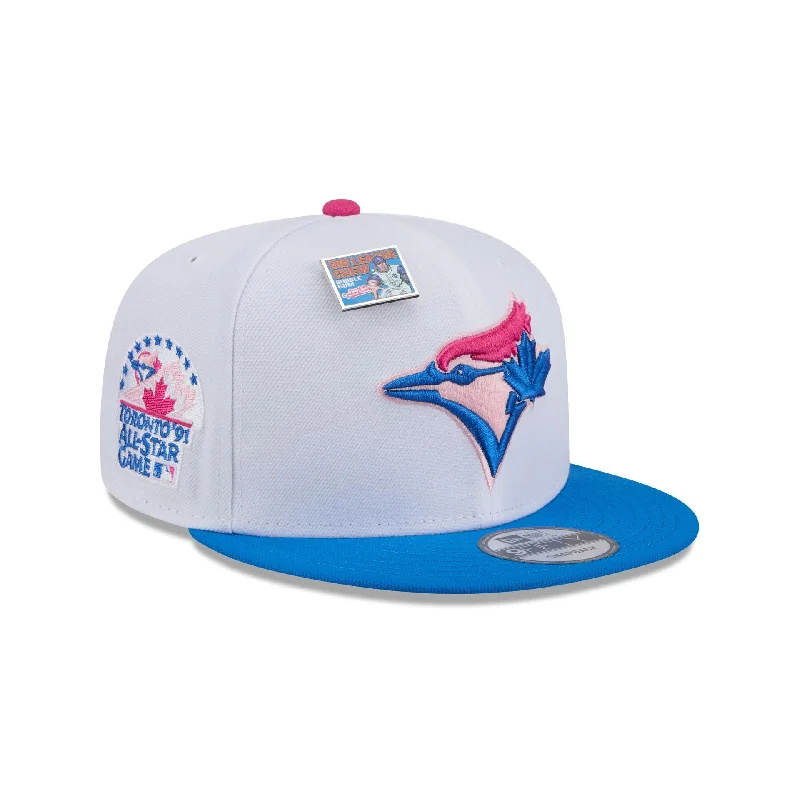 Men's slim knit cap-Big League Chew X Toronto Blue Jays Cotton Candy 9FIFTY Snapback Hat