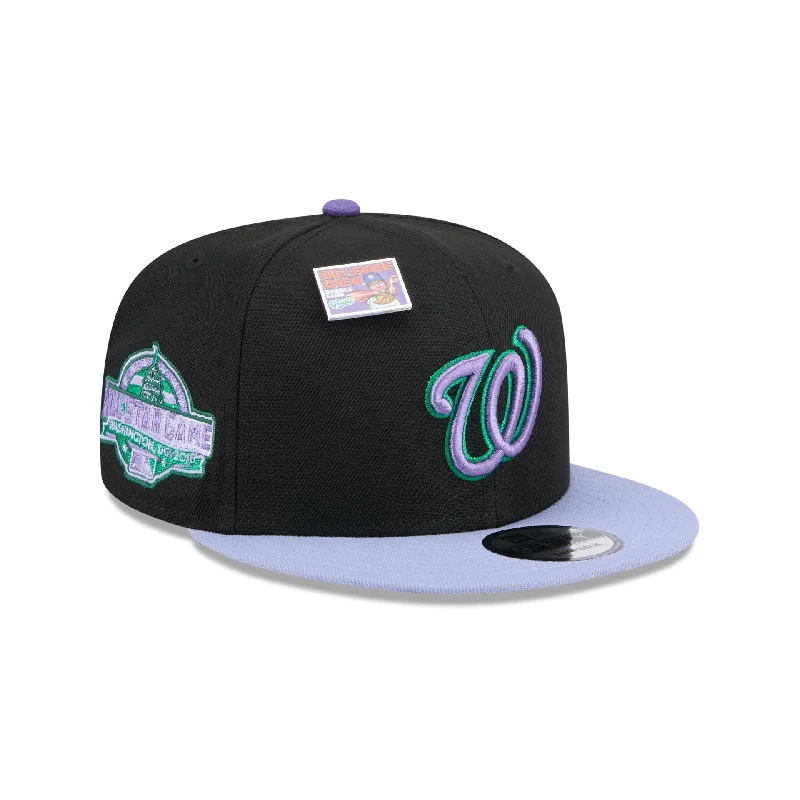 Men's luxury suede gloves-Big League Chew X Washington Nationals Grape 9FIFTY Snapback Hat