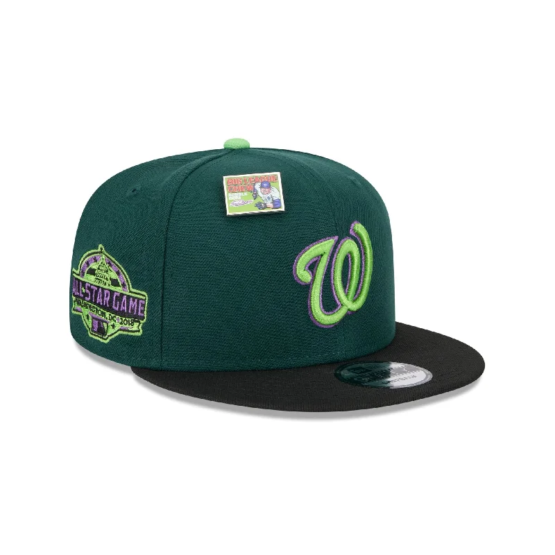 Men's soft plaid gloves-Big League Chew X Washington Nationals Sour Apple 9FIFTY Snapback Hat