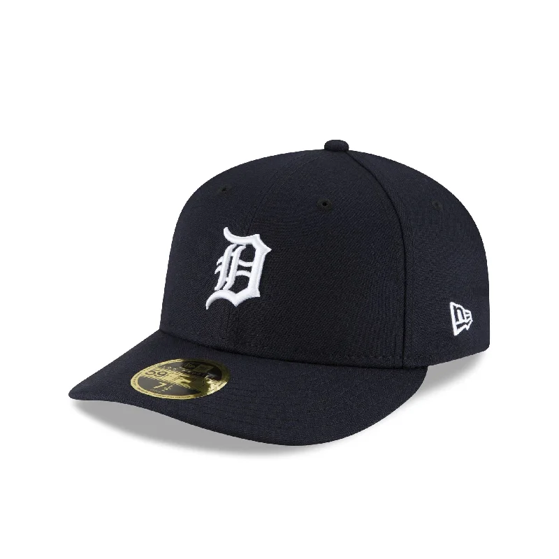 Men's luxury patterned tie-Detroit Tigers Authentic Collection Home Low Profile 59FIFTY Fitted Hat