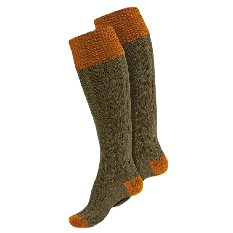 Men's slim knit cap-Alan Paine Men's Shooting Socks