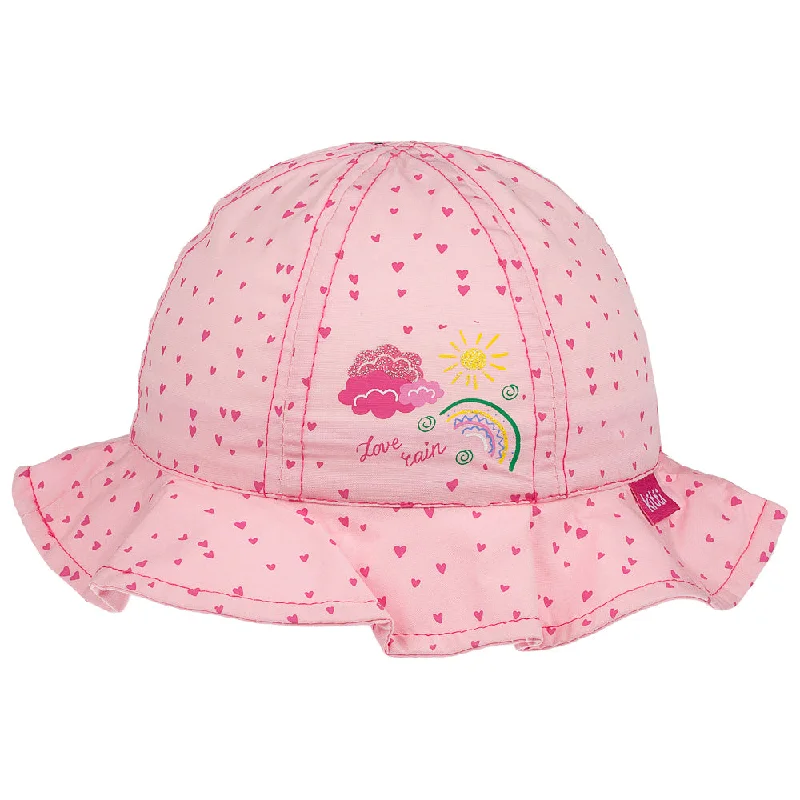 Men's trendy silk pocket square-Creative "Love Rain" Rainbow 0-18 Months-Infant Girl Maxi Hat