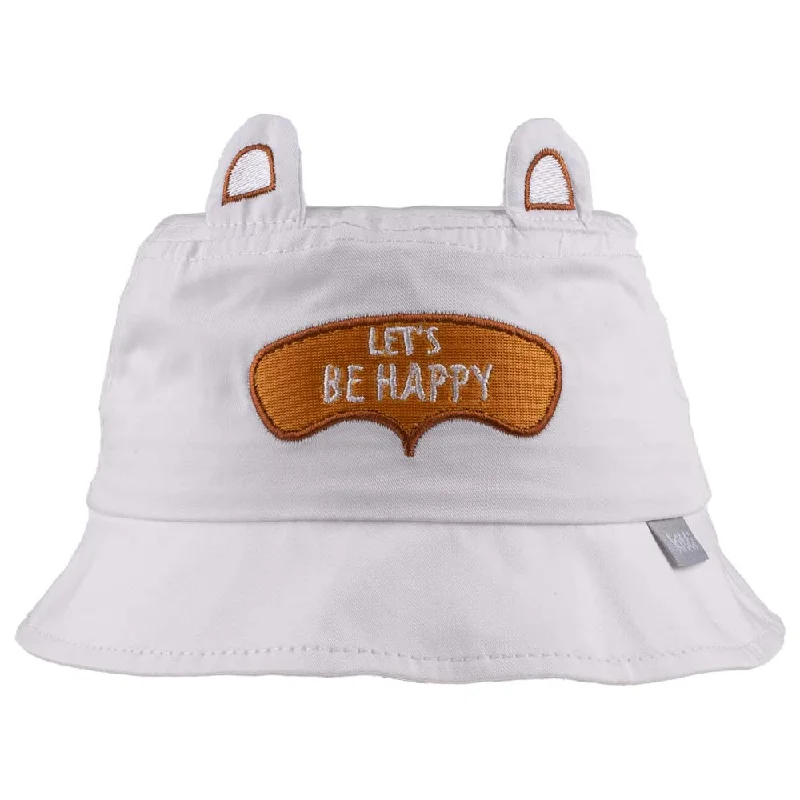 Men's stylish silk handkerchief-Let'S Be Happy Old-Baby Bucket Hat 1-3 Years