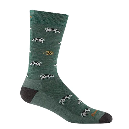 Men's trendy wool socks-Men's Dairy Air Crew Lightweight Lifestyle Sock 6116