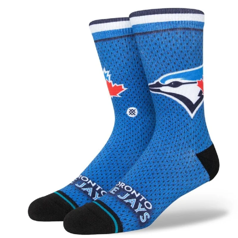 Men's breathable trucker hat-MLB x Stance Batting Practice Crew Socks