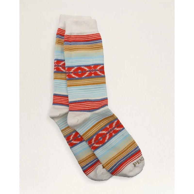 Men's elegant silk handkerchief-Pendleton Beacon Serape Crew Socks