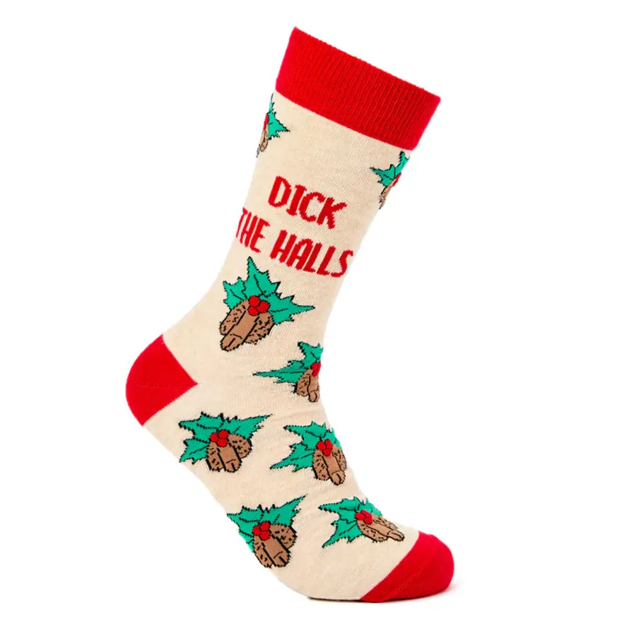 Men's luxury bow tie-Unisex Dick The Halls Socks