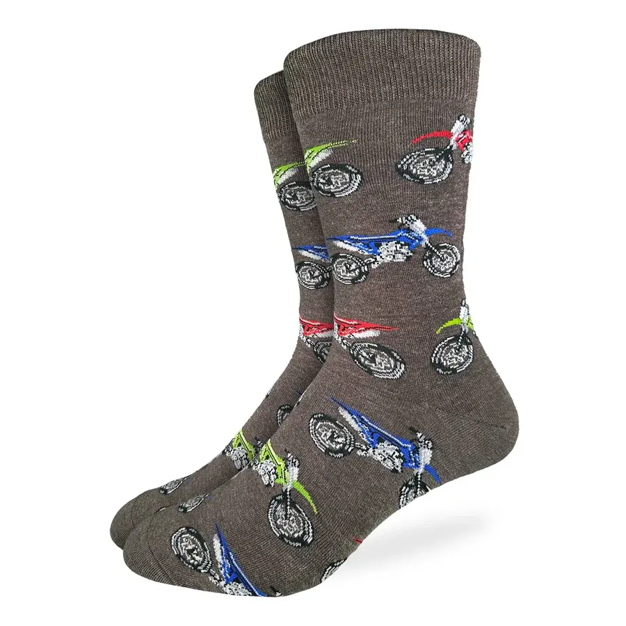 Men's slim silk pocket square-Unisex Dirt Bikes Socks