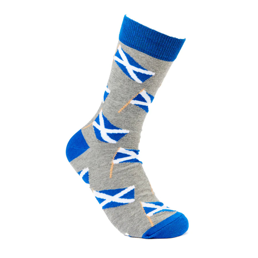 Men's classic knit beanie-Unisex Scottish Waving Flag Socks