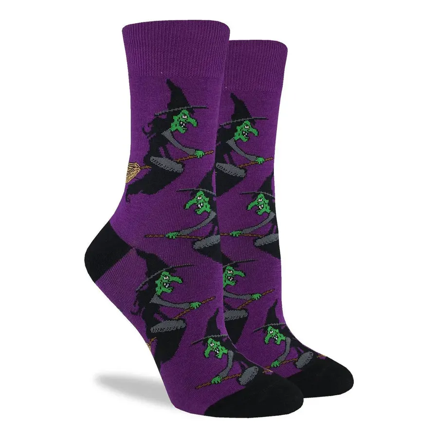 Men's breathable bamboo socks-Unisex Witch Socks