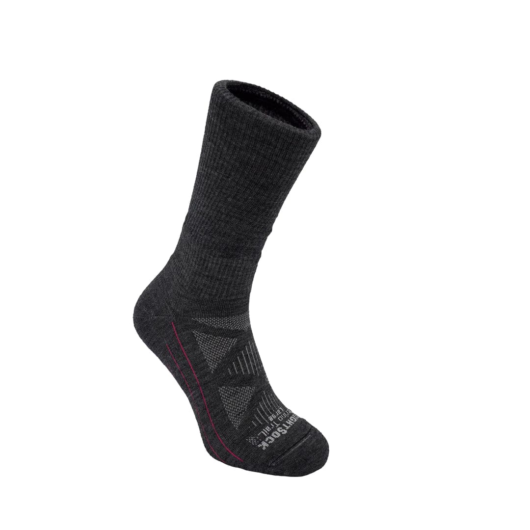 Men's luxury wool tie-Wrightsock Merino Trail Single Layer Crew Socks