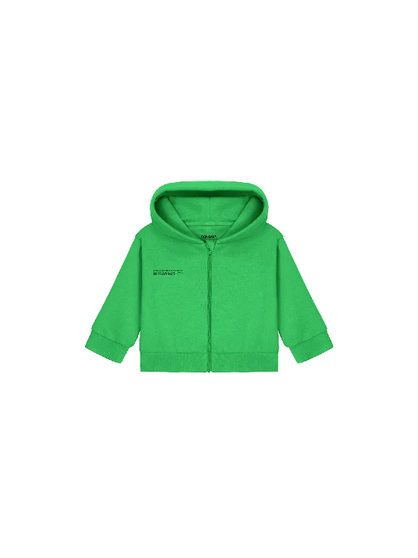 Men's stylish performance hoodie-Baby 365 Midweight Zip Up Hoodie—jade green