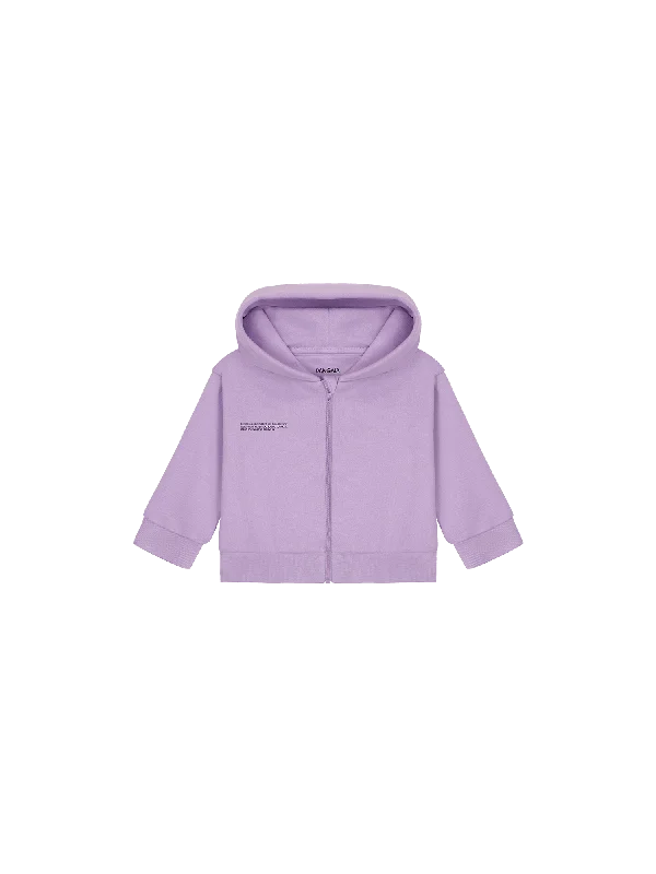 Men's lightweight sherpa hoodie-Baby 365 Midweight Zip Up Hoodie—orchid purple