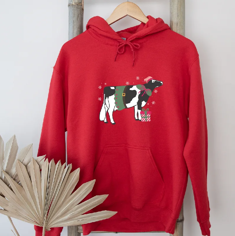 Men's cozy sherpa hoodie-Elf Dairy Cow Hoodie (S-3XL) Unisex - Multiple Colors!