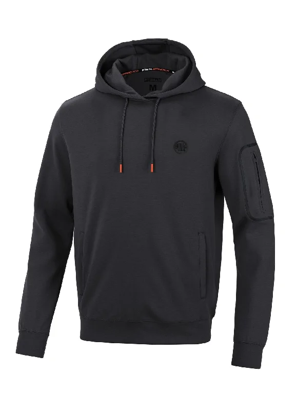 Men's durable heather zip hoodie-Men's Hoodie Explorer