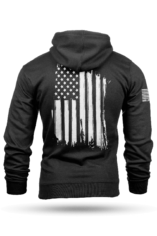 Men's trendy sherpa zip hoodie-America - Hoodie