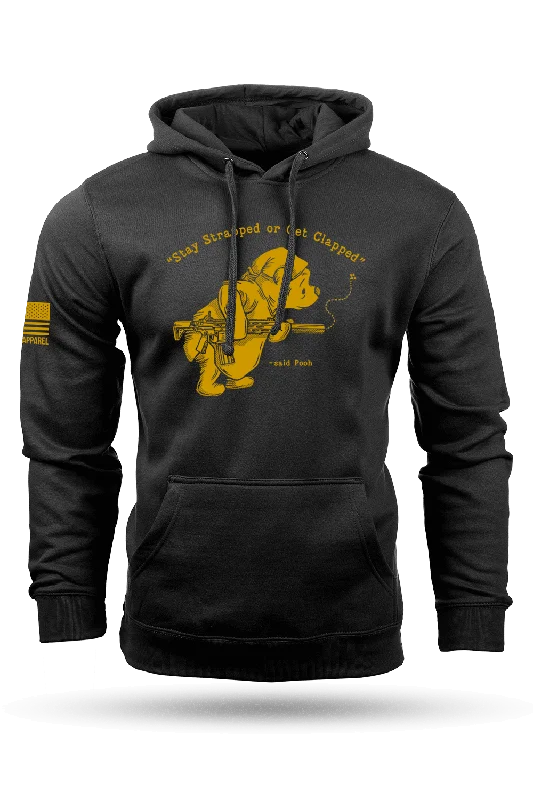 Men's slim heather hoodie-Pooh Bear - Hoodie