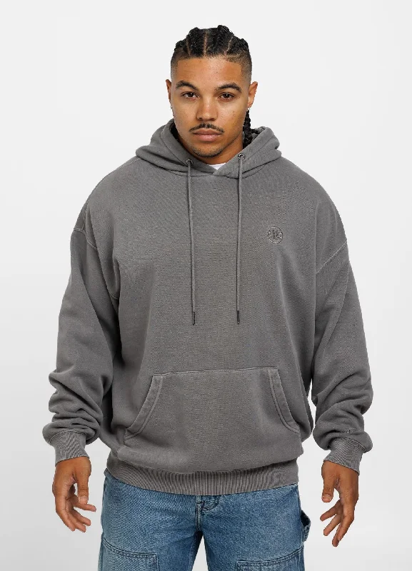 Men's modern cropped hoodie-Men's Hoodie Washed Lancaster