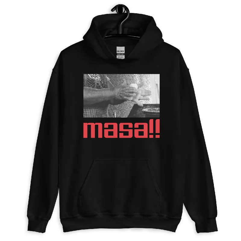 Men's warm ribbed hoodie-MASA HOODIE