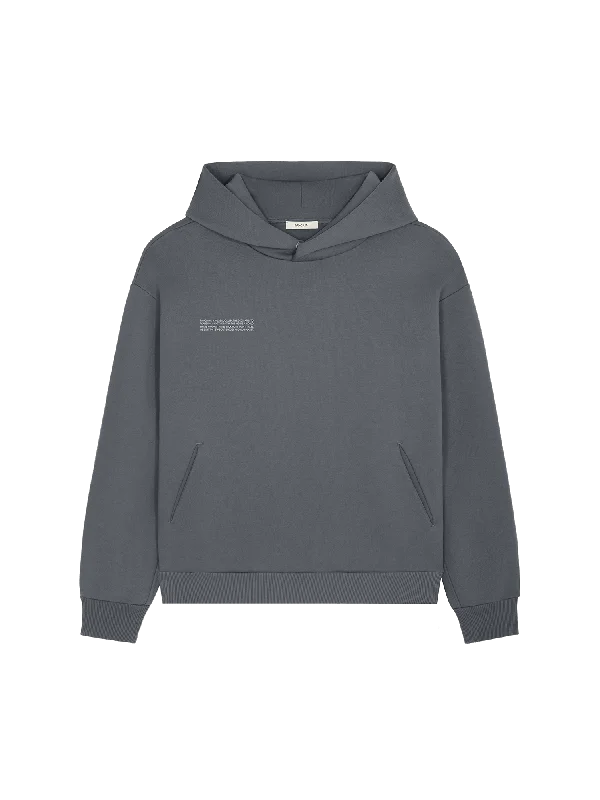 Men's lightweight cropped hoodie-Mens DNA Hoodie—atmosphere grey