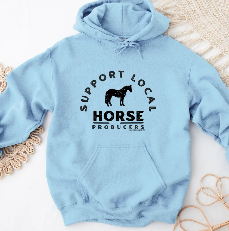 Men's soft cropped hoodie-Support Local Horse Producers Hoodie (S-3XL) Unisex - Multiple Colors!