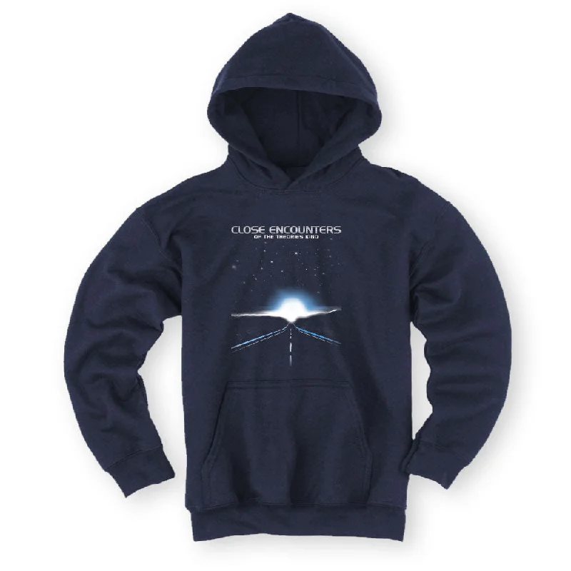 Men's cozy performance hoodie-Theories Close Encounters Hoodie Navy