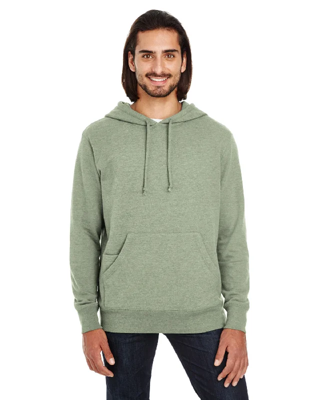 Men's lightweight jersey hoodie-Threadfast Apparel 321H Unisex Triblend French Terry Hoodie