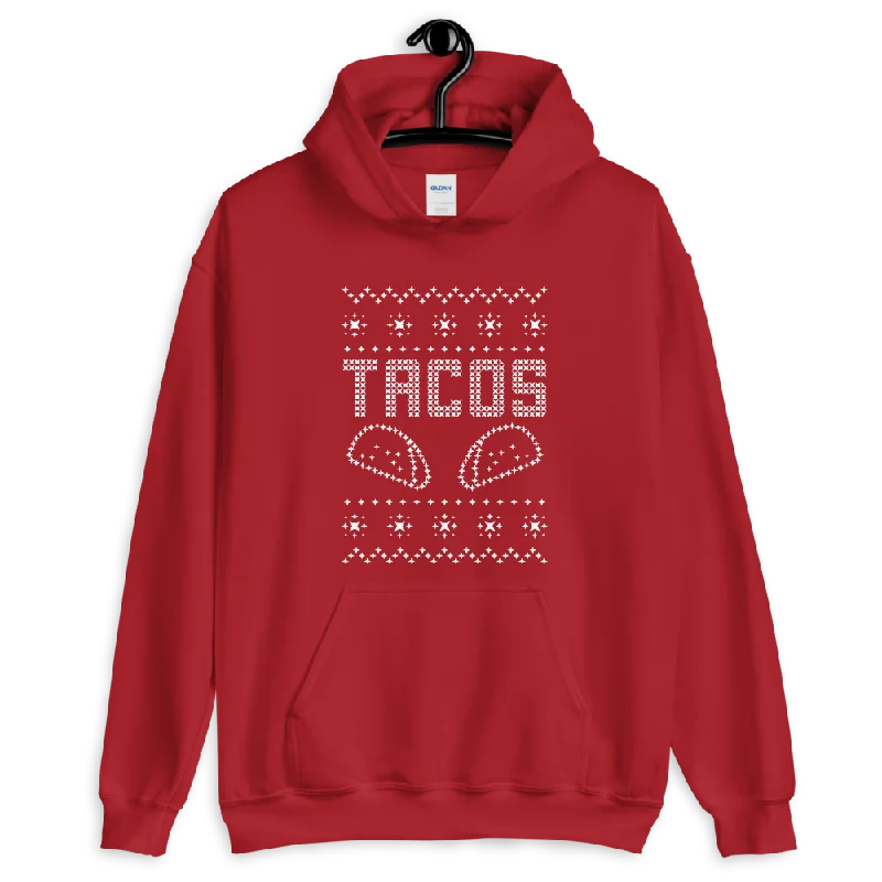 Men's casual tie-dye hoodie-Ugly Tacos Hoodie