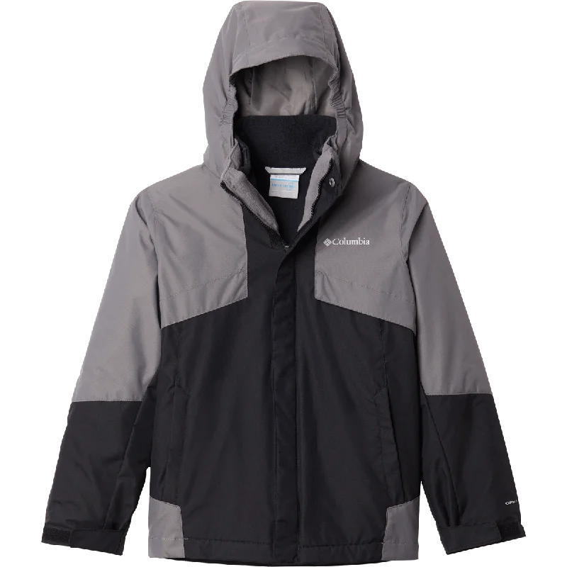 Men's warm field jacket-Youth Bugaboo II Fleece Interchange Jacket