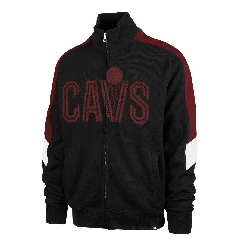 Men's trendy overcoat jacket-CLEVELAND CAVALIERS WORDMARK '47 SHOOT OUT TRACK JACKET