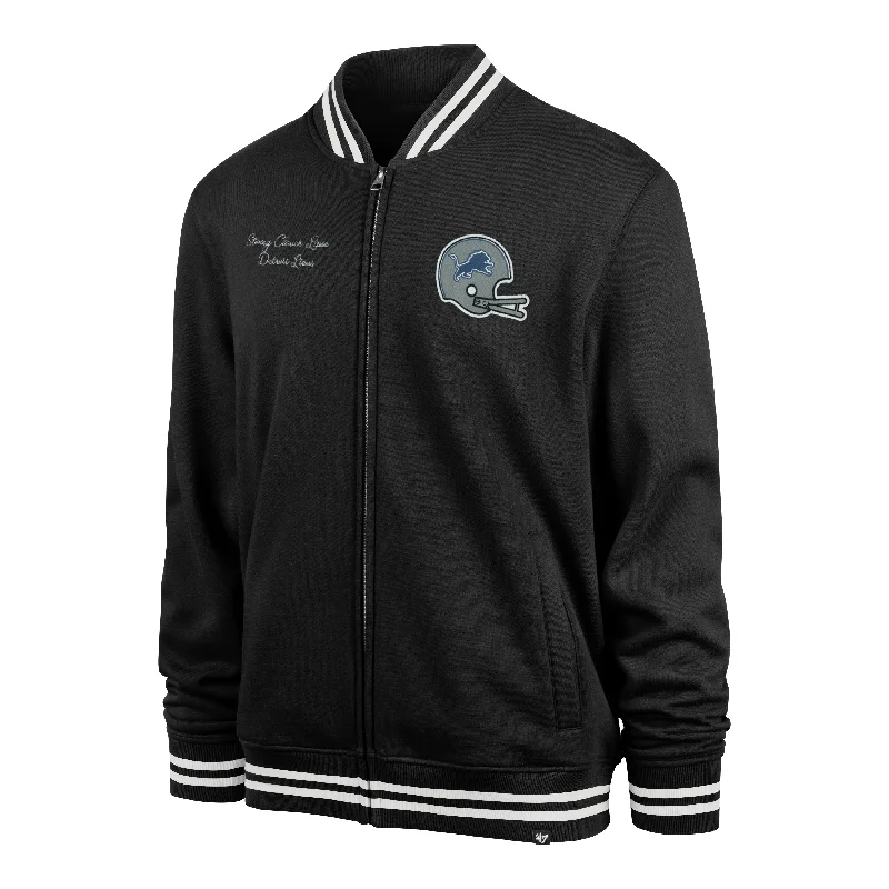 Men's stylish shell jacket-DETROIT LIONS STONEY CLOVER LANE X '47 TRACK JACKET