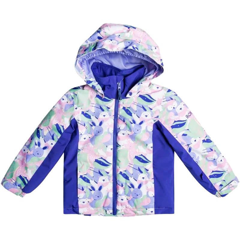 Men's waterproof shell jacket-Youth Snowy Tale Girls Insulated Jacket